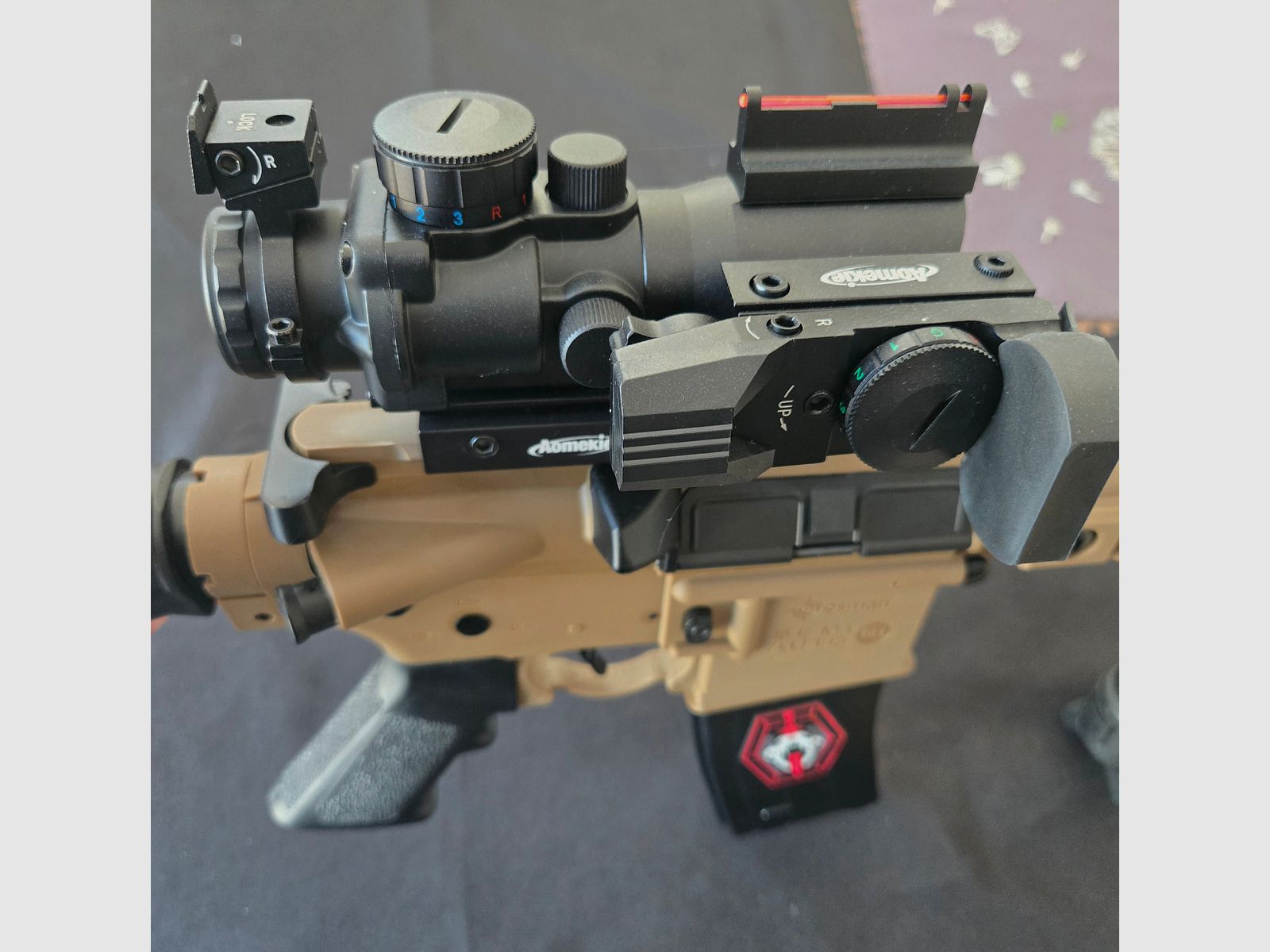 Crosman R1 CO2 rifle de aire AR15
