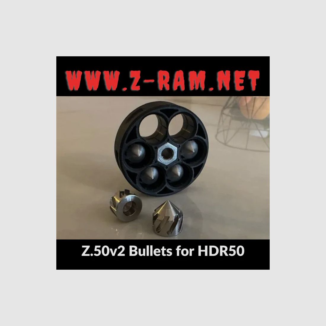 Z-RAM CUSTOM BLACK ZDR50 COMPLETE PACKAGE FOR HDR50 (34 JOULES 12G CO2)