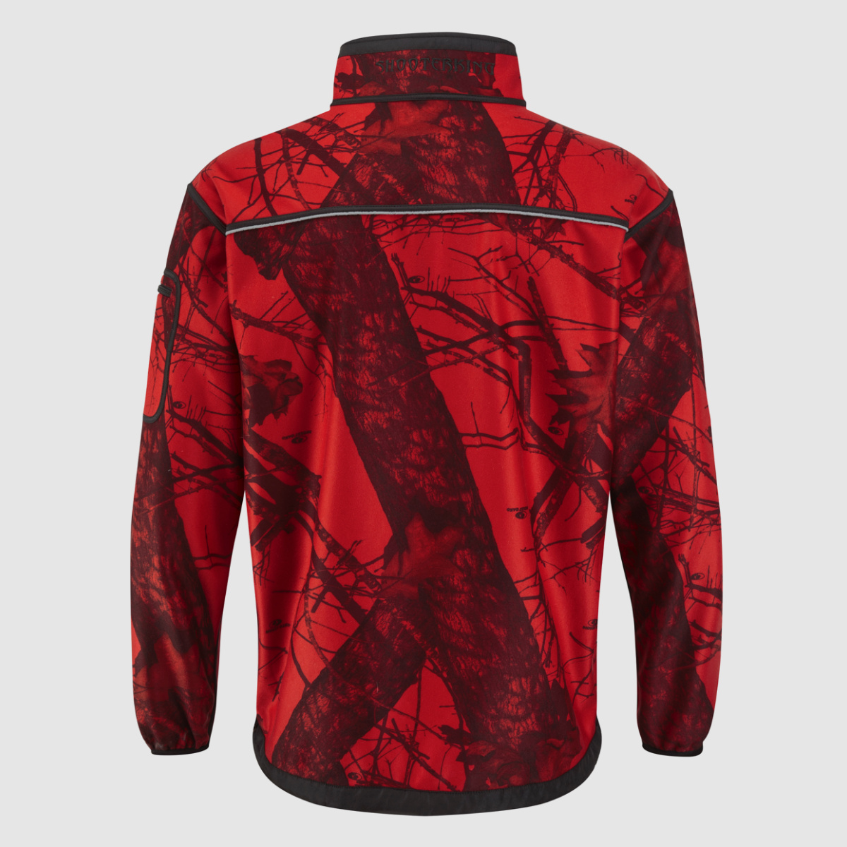 SHOOTERKING Softshell Herren Jacke 2 in 1 Mossy Oak Red