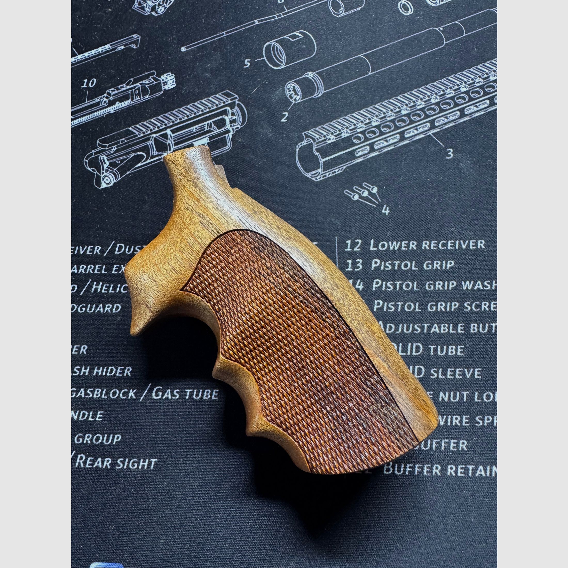 Hogue Holzgriff für Ruger Security Six und Police Service Sic