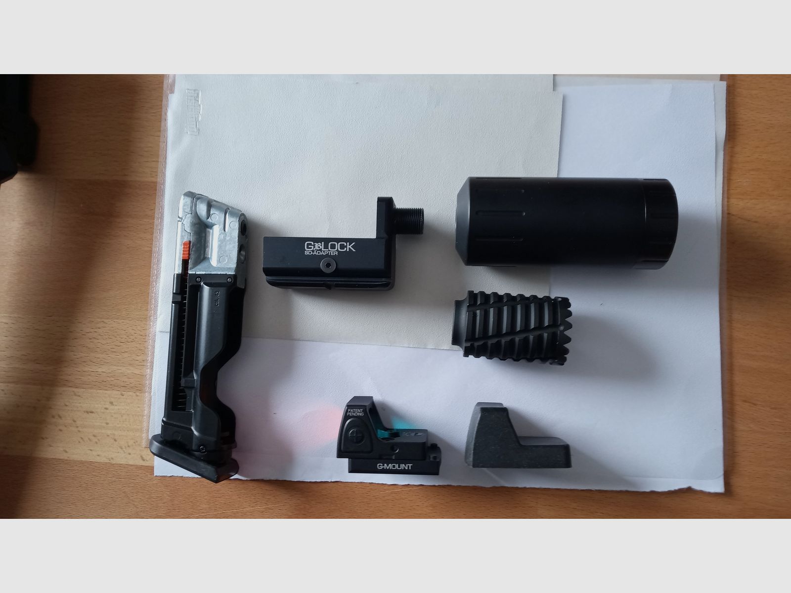 Zubehör für Glock 17 Gen.5 T4E cal. 43