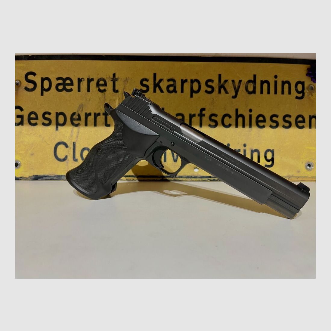 Sig Sauer P210 Supertarget (ALL BLACK - Made in Germany)