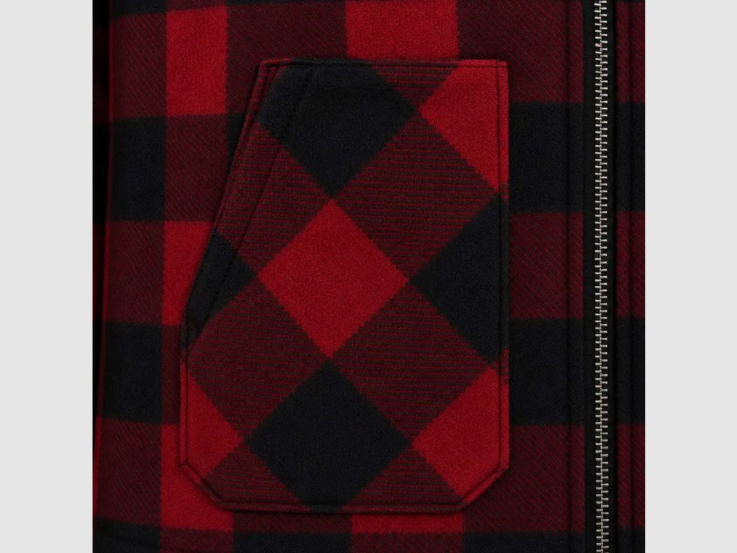 Rote Herren Steppfleecejacke LMA® - Lange Ärmel - 390 g/m², Bild 10 von 12