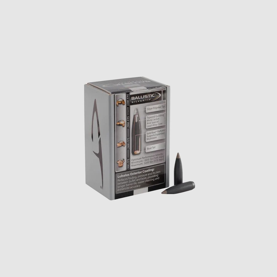 Nosler Bullet Ballistic Silver Tip .30/.308 168GR Spitzer 50 pieces