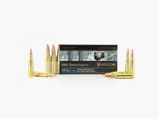 AMMUNITION FIOCCHI 222 REM 50 GR