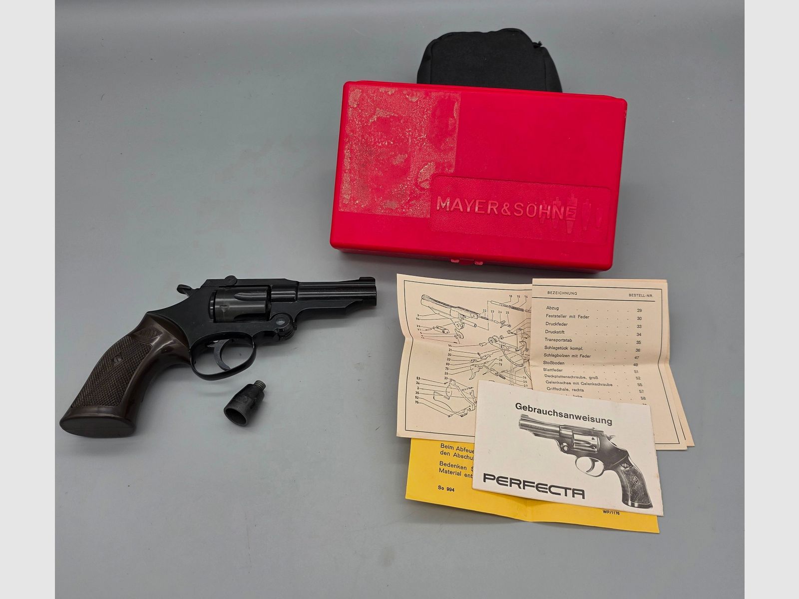 Mayer & Söhne SRS Kipplauf Revolver Perfecta Mod. G en cal. 6mm Flobert del año 1976
