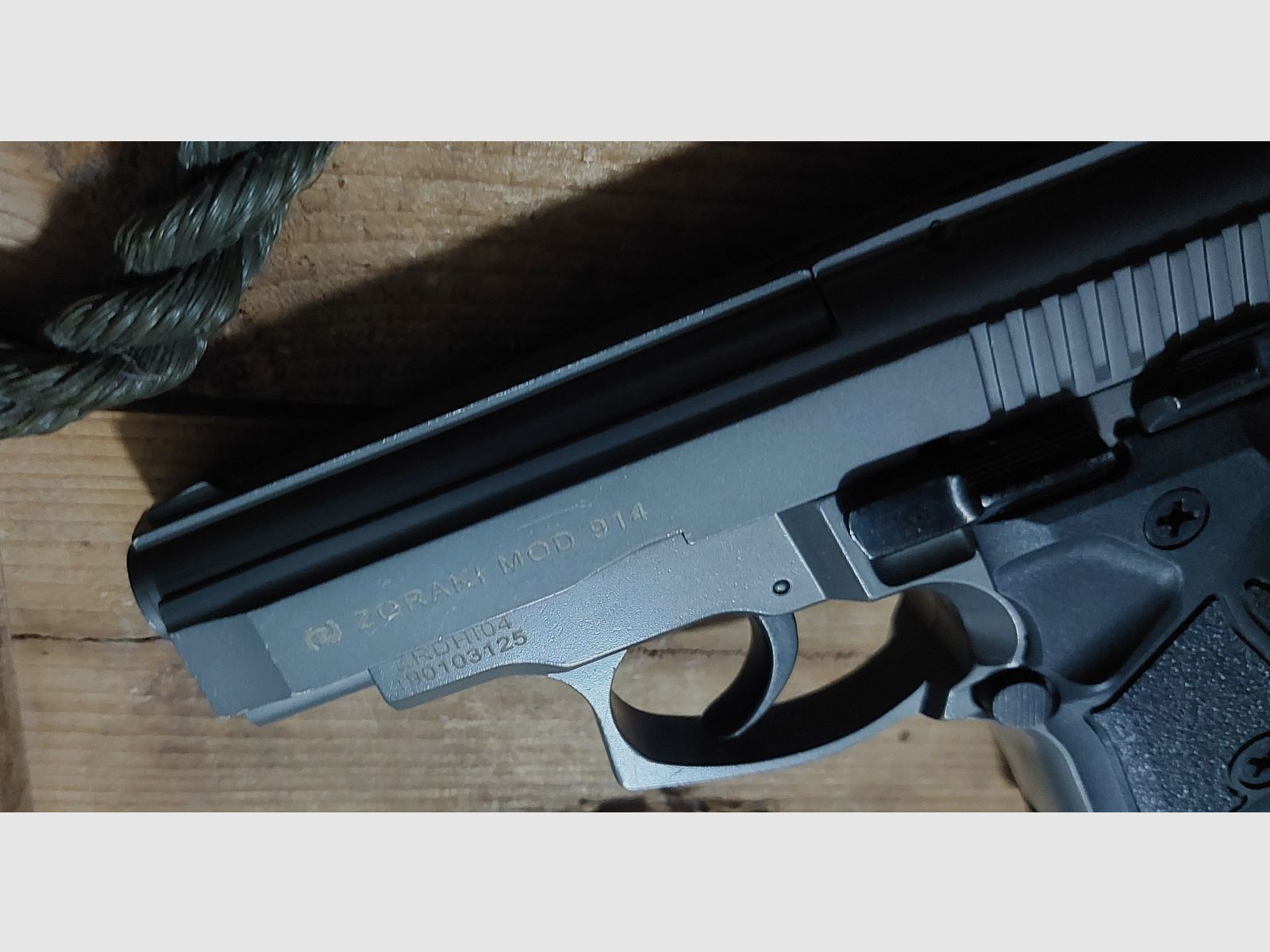 Zoraki 914 9 mm (PTB 1014) blank shot no Walther Glock HW94 Colt