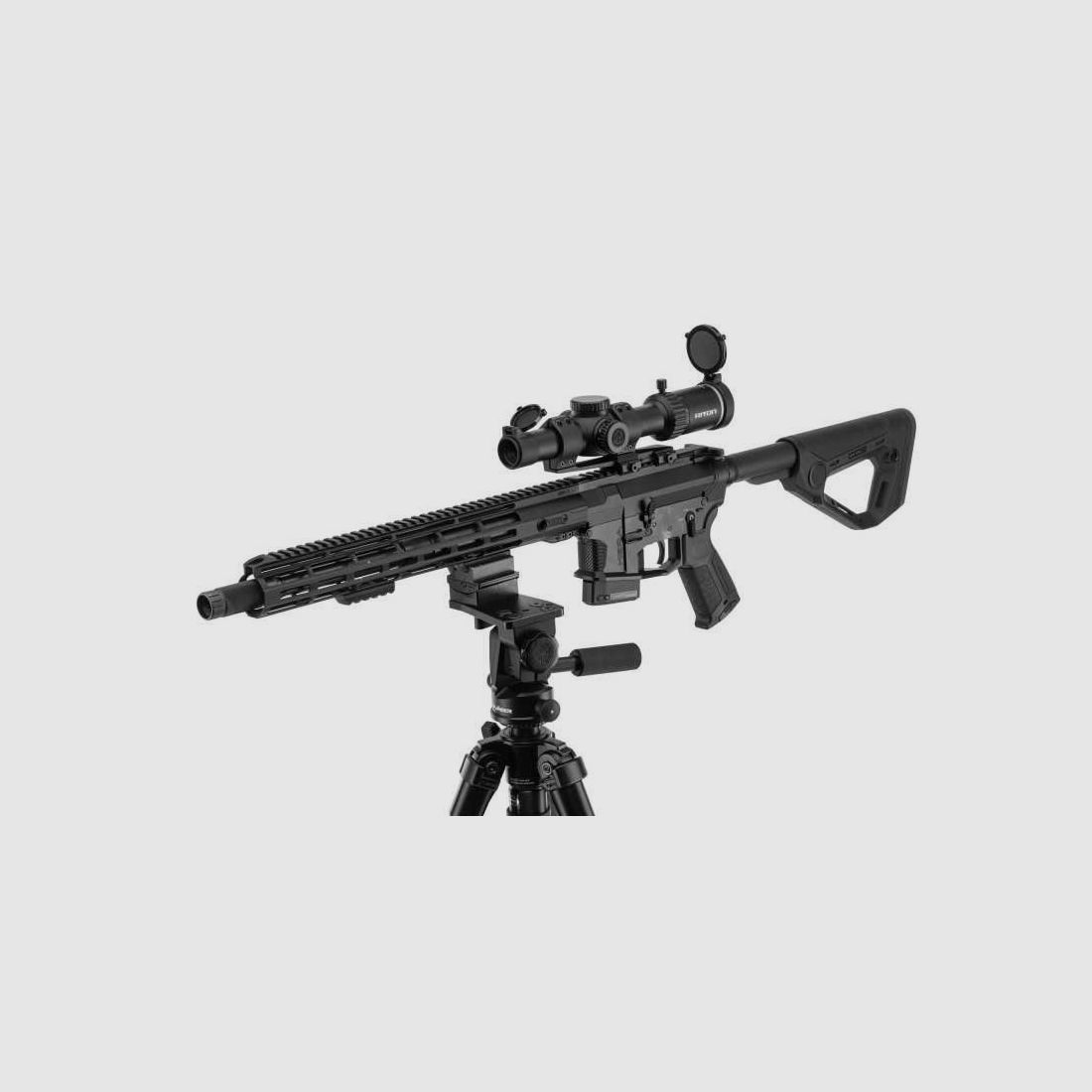 Trípode de tiro KJI K800 Carbono con montaje REAPER Rail Picatinny - KJI K800 Carbono + Reaper Picatinny, imagen 4 de 10