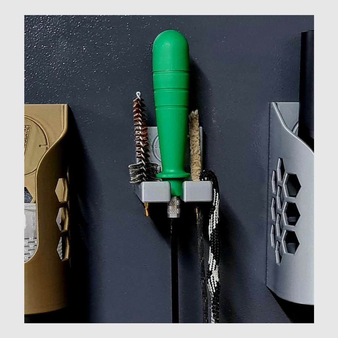 Putzstock- / Reinigungsschnur-Halter, magnetisch, individualisiert