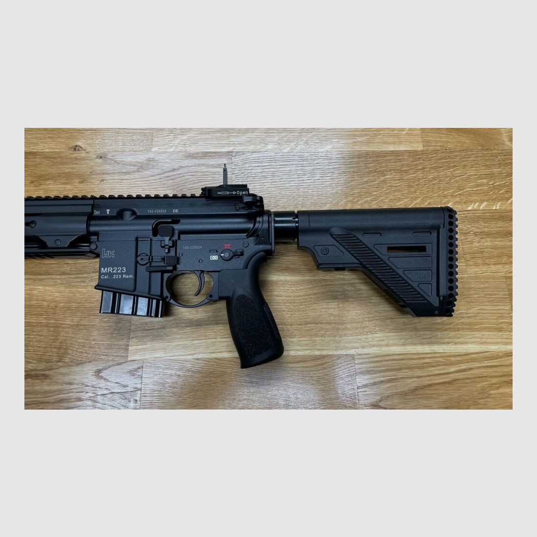 Heckler & Koch MR223 A3 Slim-Line 16,5" cañón - rifle semiautomático .223Rem guardamanos largo - color negro - aprobado deportivamente! - versión civil H&K 416