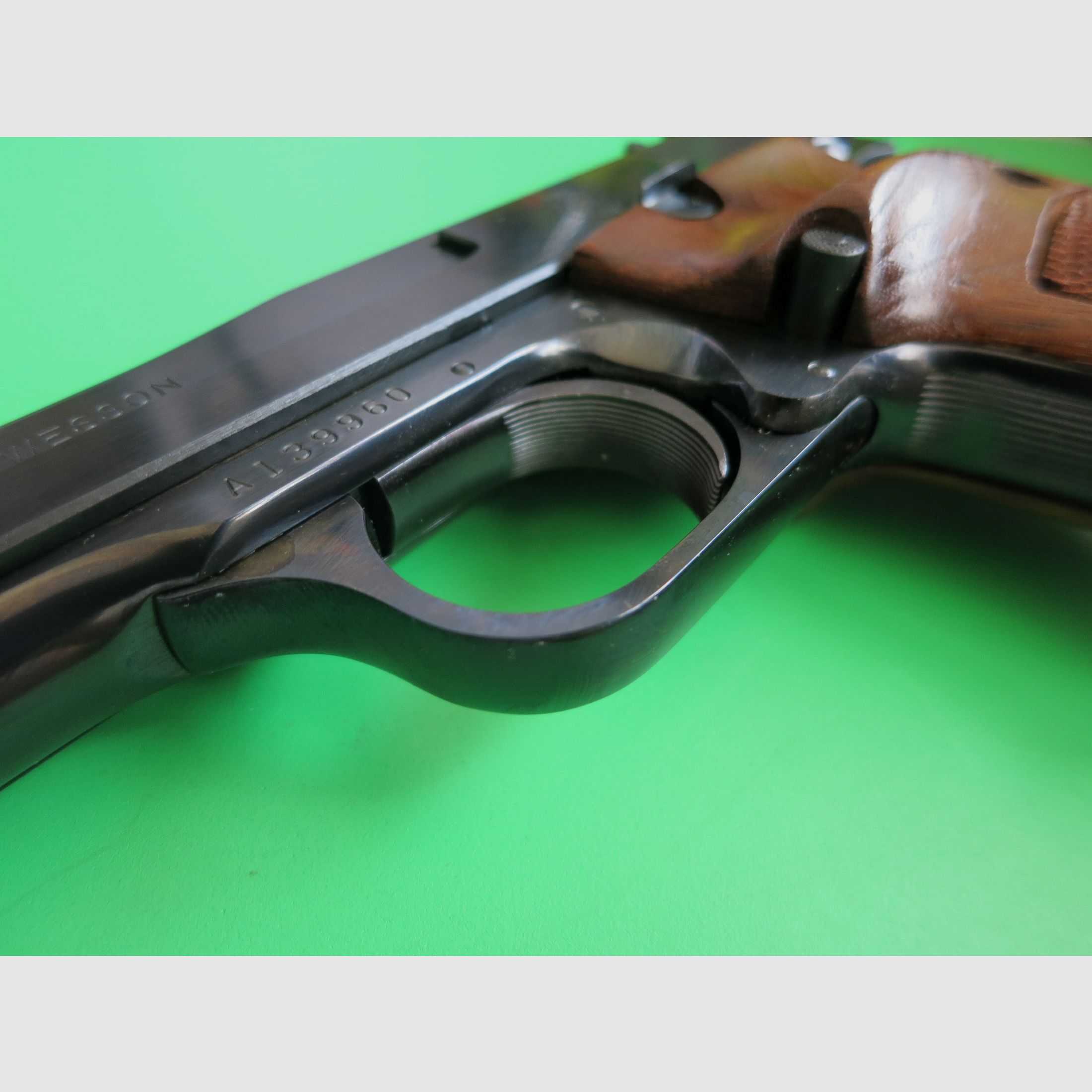 Pistola sportiva di alta gamma Smith&Wesson Mod. 41, .22 lfB, canna da 7,5" con compensatore, come nuova, assoluta rarità da collezione #40