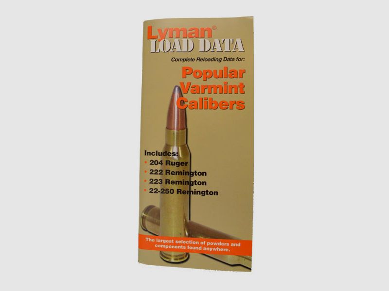 Reloading Book Varmint