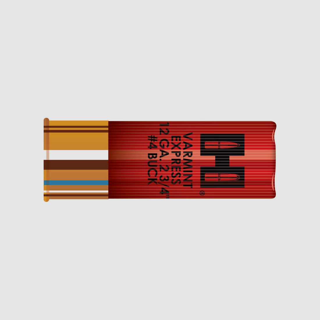BOITE DE 10 CARTOUCHES HORNADY CAL.12 VX N4 BUCKSHOT