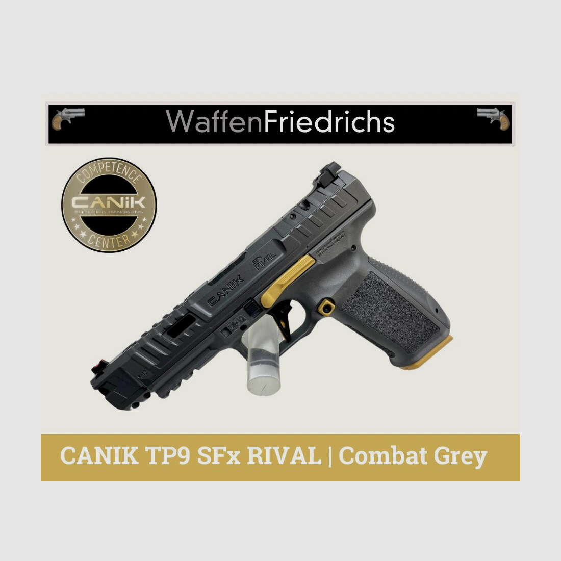 CANIK TP9 SFx RIVAL | Gris de combate - Waffen Friedrichs