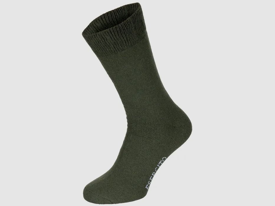 Socken, "Esercito", oliv, halblang, 3er Pack (39-42)