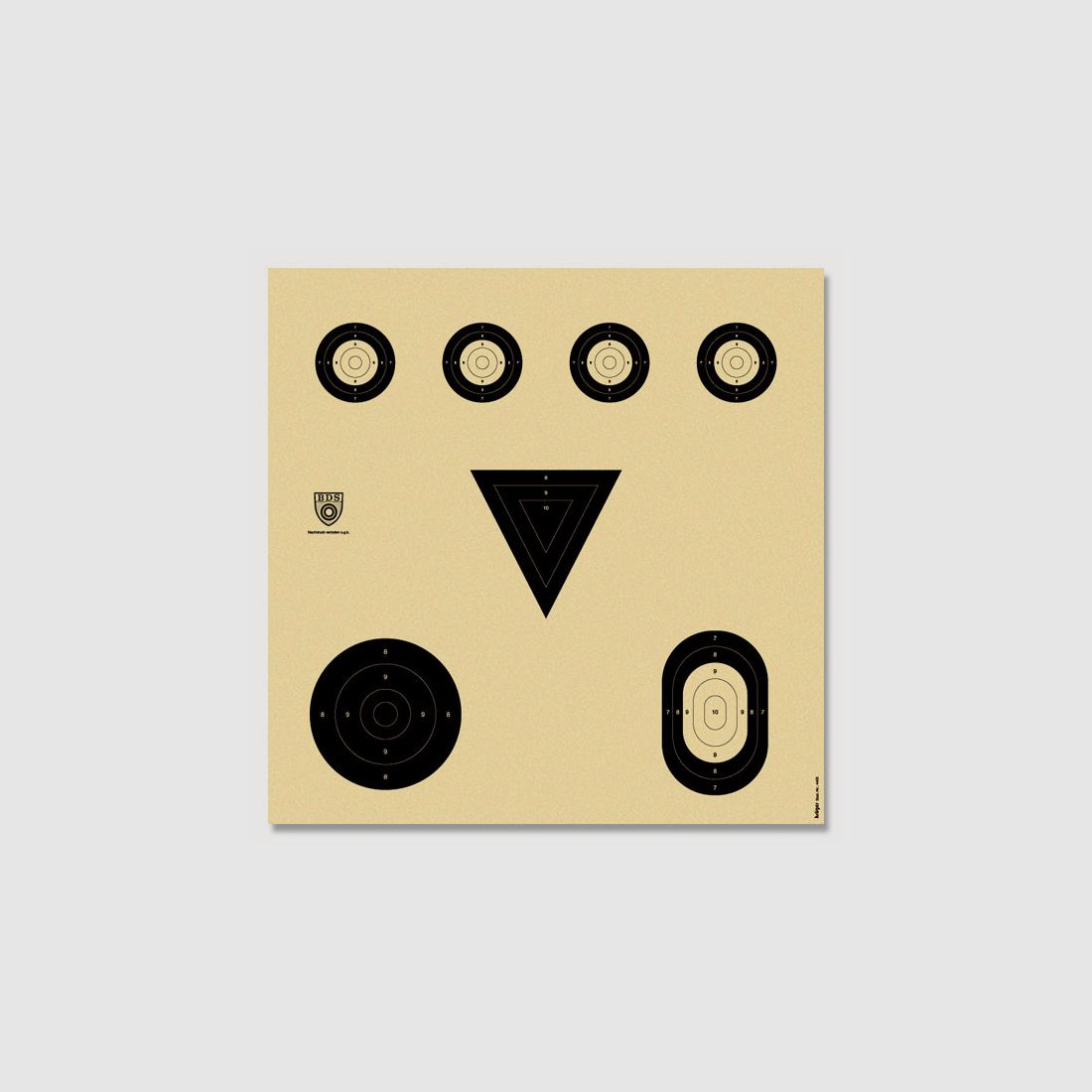 BDS-SYMBOLSCHEIBE Z6 - 55x52 CM