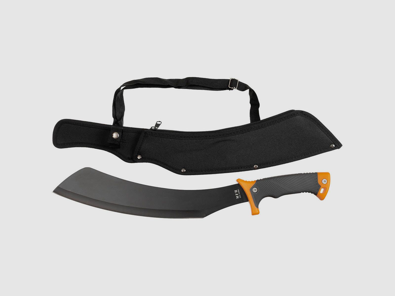 Machete, "Samurai", schwarz, mit Nylonscheide