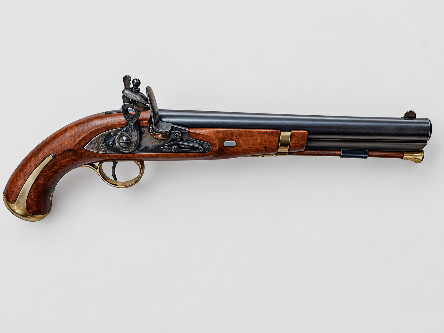 Pedersoli Harpers Ferry muzzleloader flintlock pistol caliber .58, immagine 1 di 4