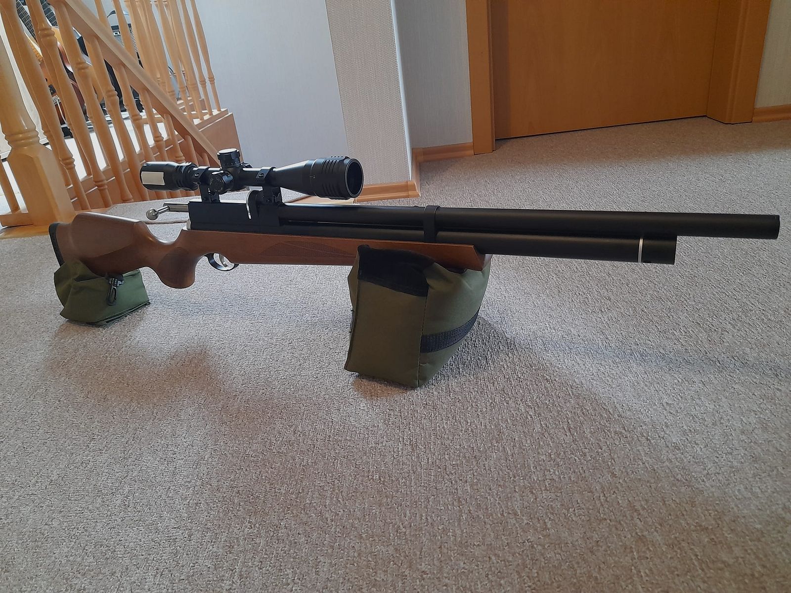 Airmax M22 mit Picatinny-Schiene und WestHunter Optik