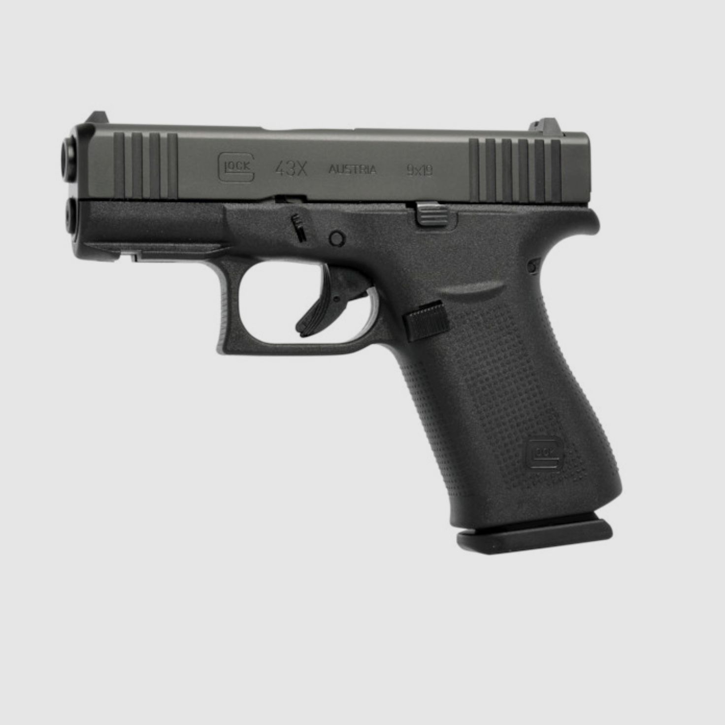 Pistola Glock 2412706 43X 9mm Luger R/FS Negra