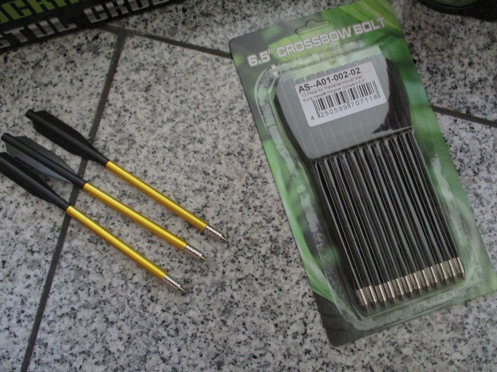 Pistolenarmbrust Man Kung Alligator 2 Oliv 80 lbs NEU