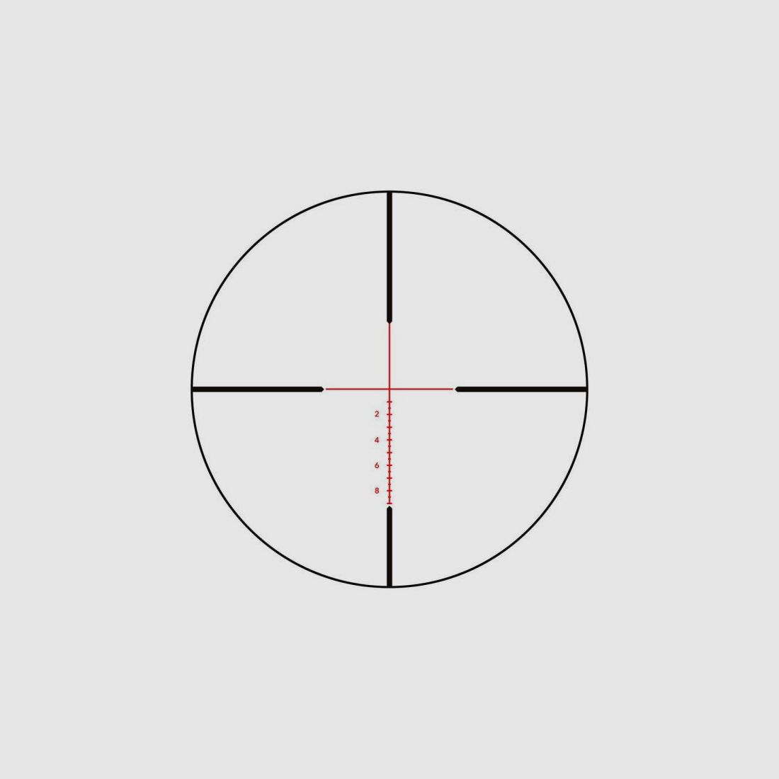 German Precision Optics Zielfernrohr mit Leuchtabsehen 3-18x56i Spectra 6x (30mm) Abs. BRi