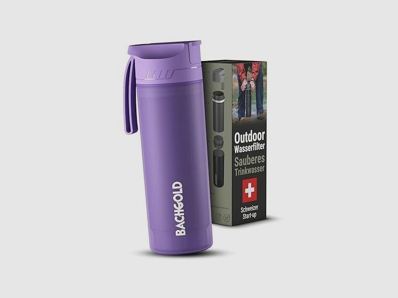 Bachgold® Profi Outdoor Wasserfilter Flasche