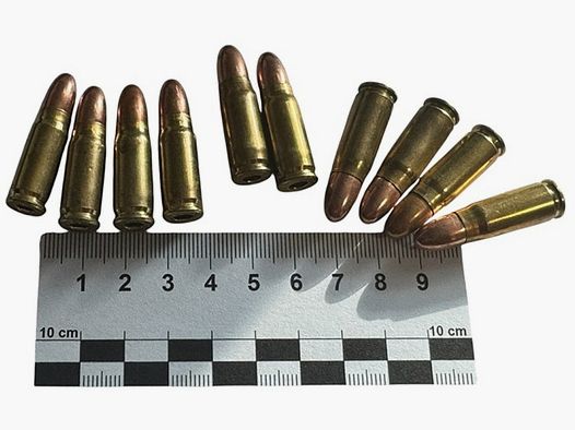 10 pièces de décommissionnement 7,62×25 Tokarev – ogive pleine sans amorce