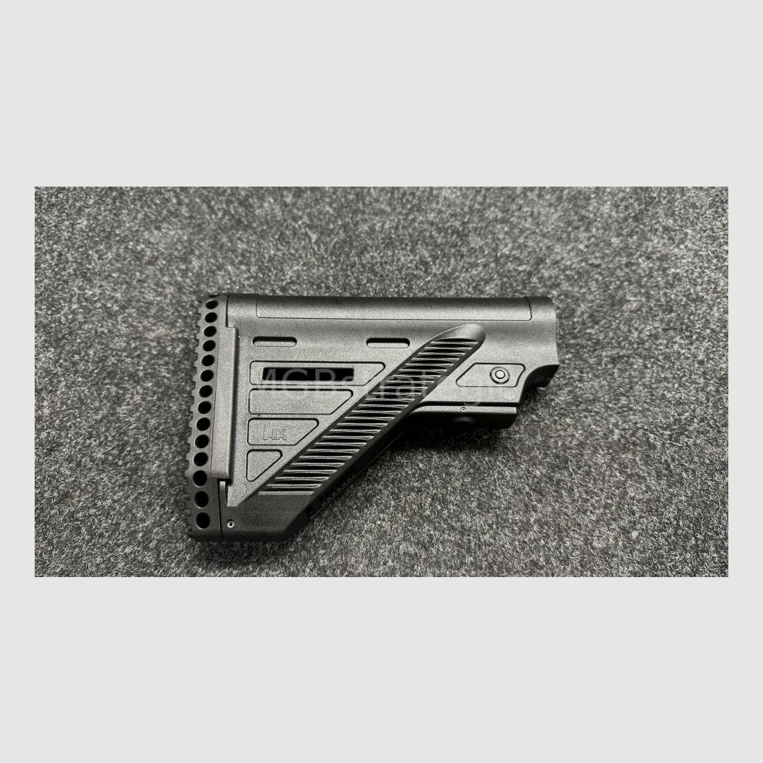 Oryginalny uchwyt Heckler & Koch do 416 MR223 G95 G95K G95A1 G95KA1 pasujący do rur buforowych Mil-Spec i Commercial - zatem również pasujący do broni typu AR15 AR-15 / SLIMLINE czarna kolba