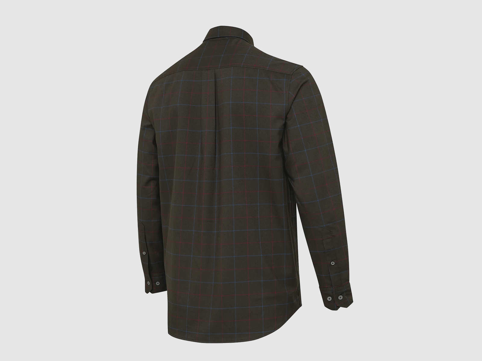 CAMICIA – BERETTA – JARGO STRETCH SHIRT Bark & Burgundy Check, Bild 2 von 4