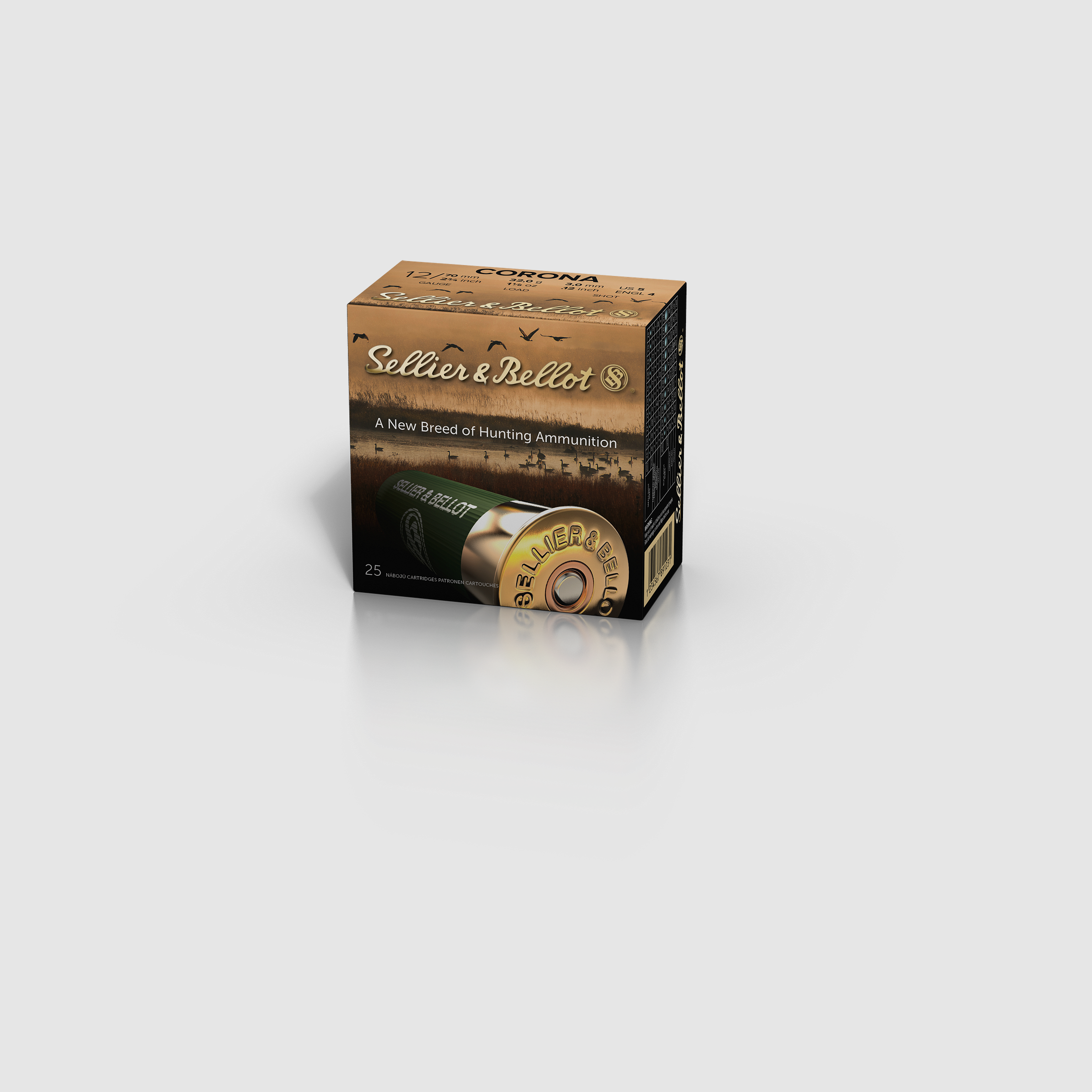 Sellier & Bellot Shotgun Ammunition 12/70 32g 2.75mm Corona, image 1 of 2