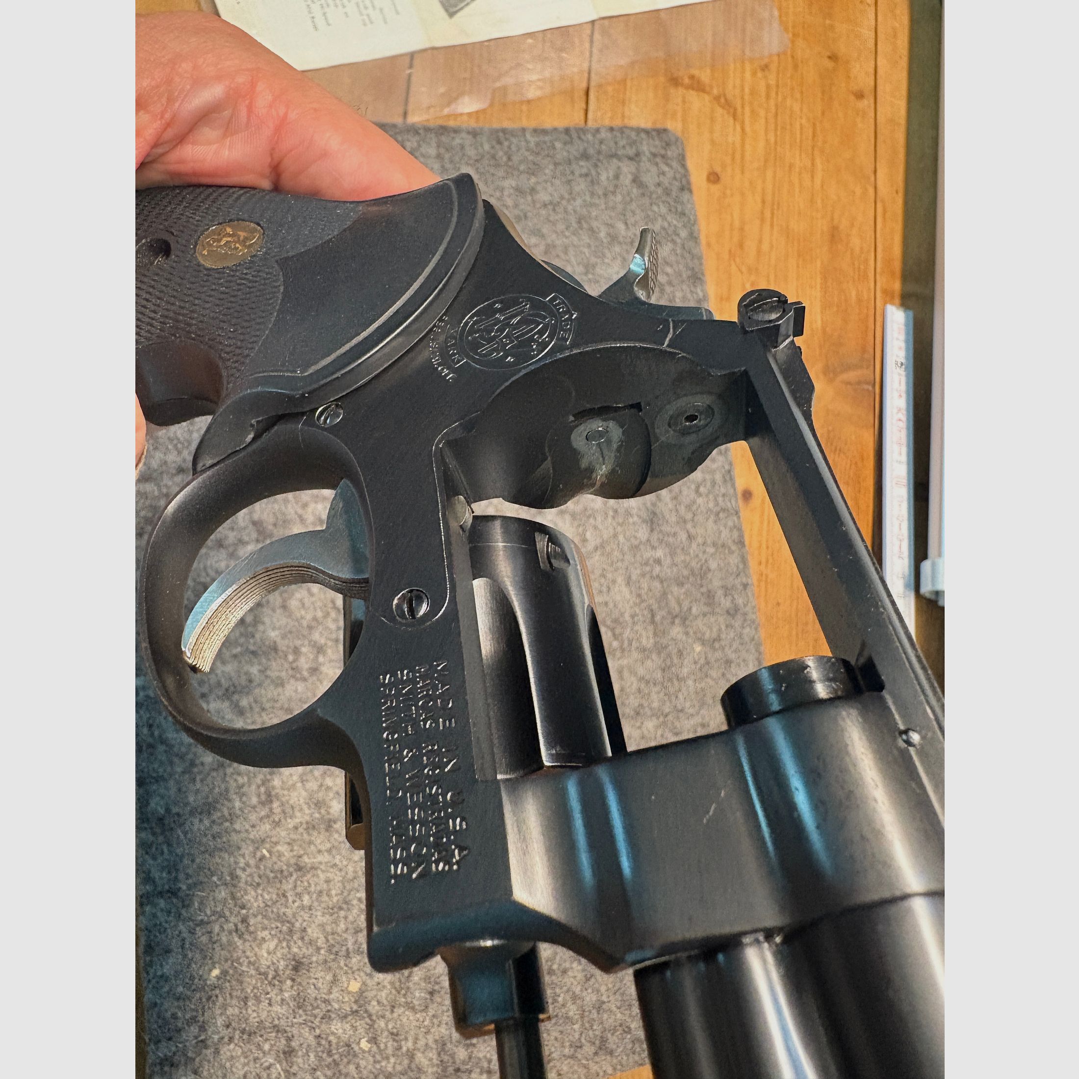 S&W Mod. 28 Highway Patrolman Revolver .357 Pachmayr Sickinger 6