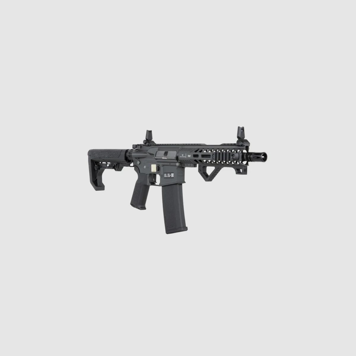 SA M4 CQB M-LOK (RRA SA-P17 PRIME™ Aster II ETU BLDC™) Rifle Airsoft Libre a partir de 18 años – Chaos Grey -F-