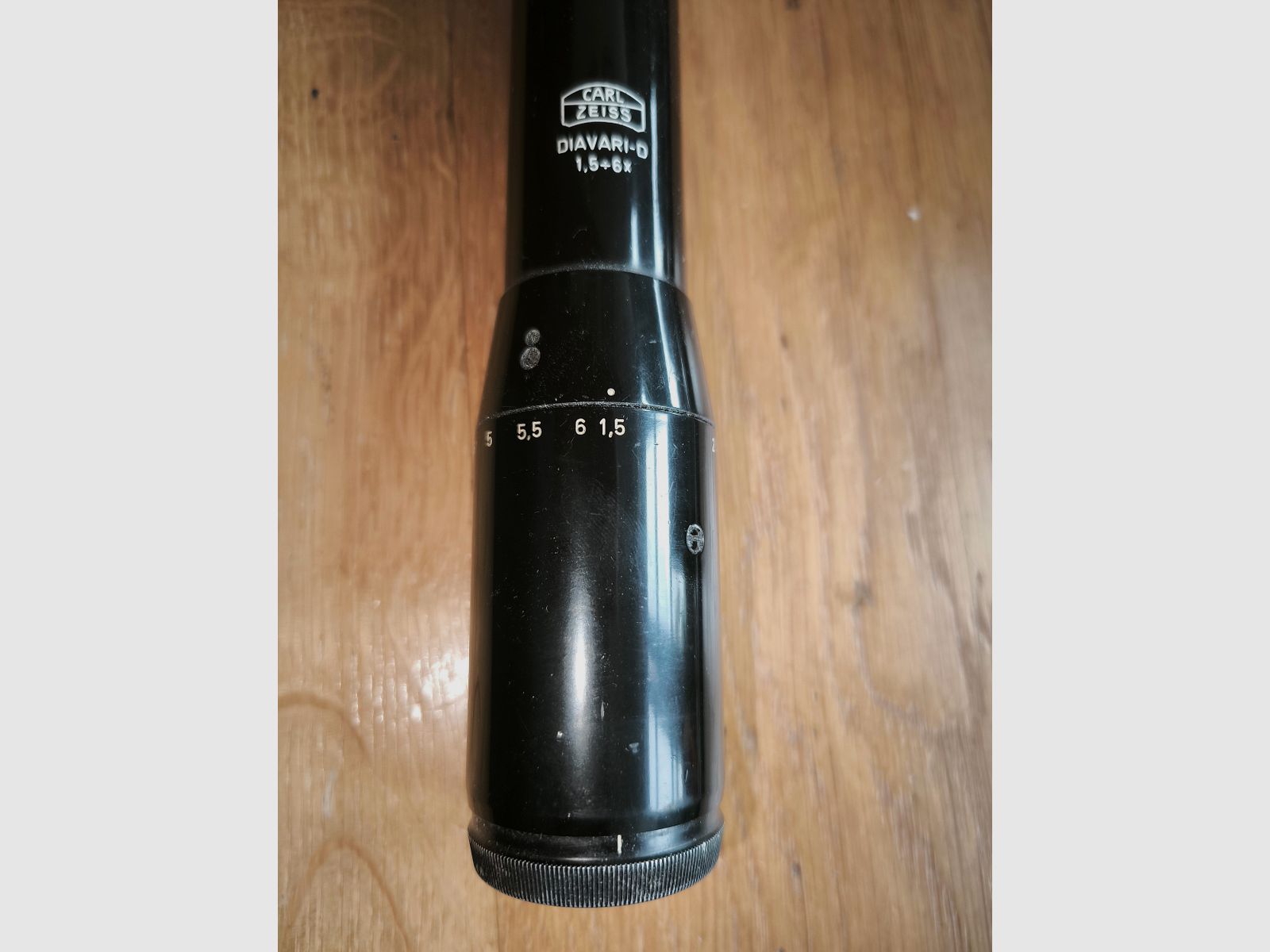 Scope Zeiss Diavari 1,5-6x36, reticle 11, scope rail, imagen 4 de 5