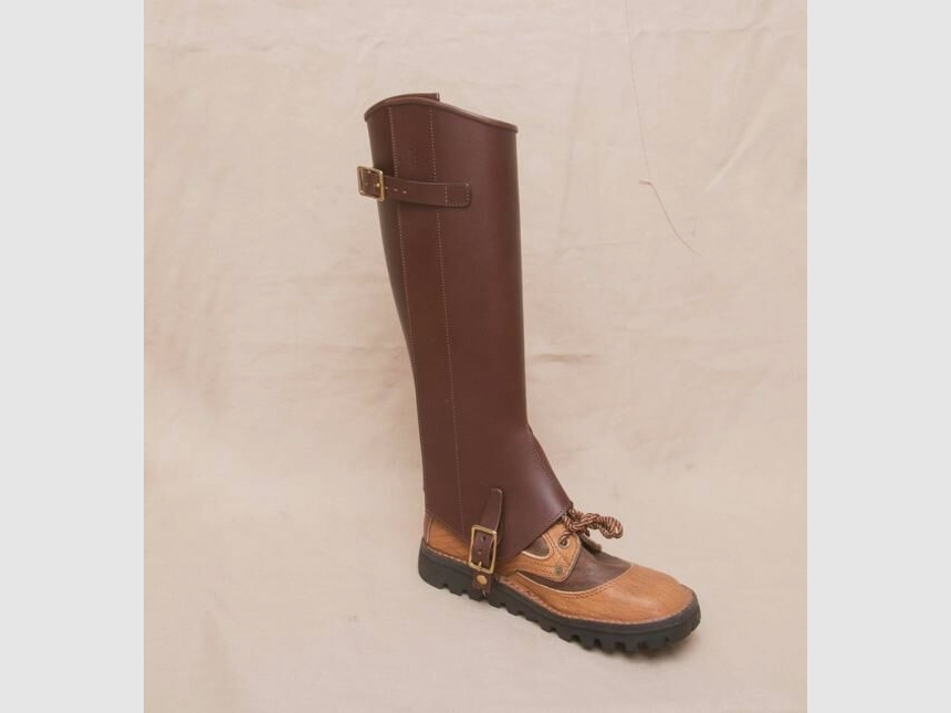 Hunting gaiters genuine leather