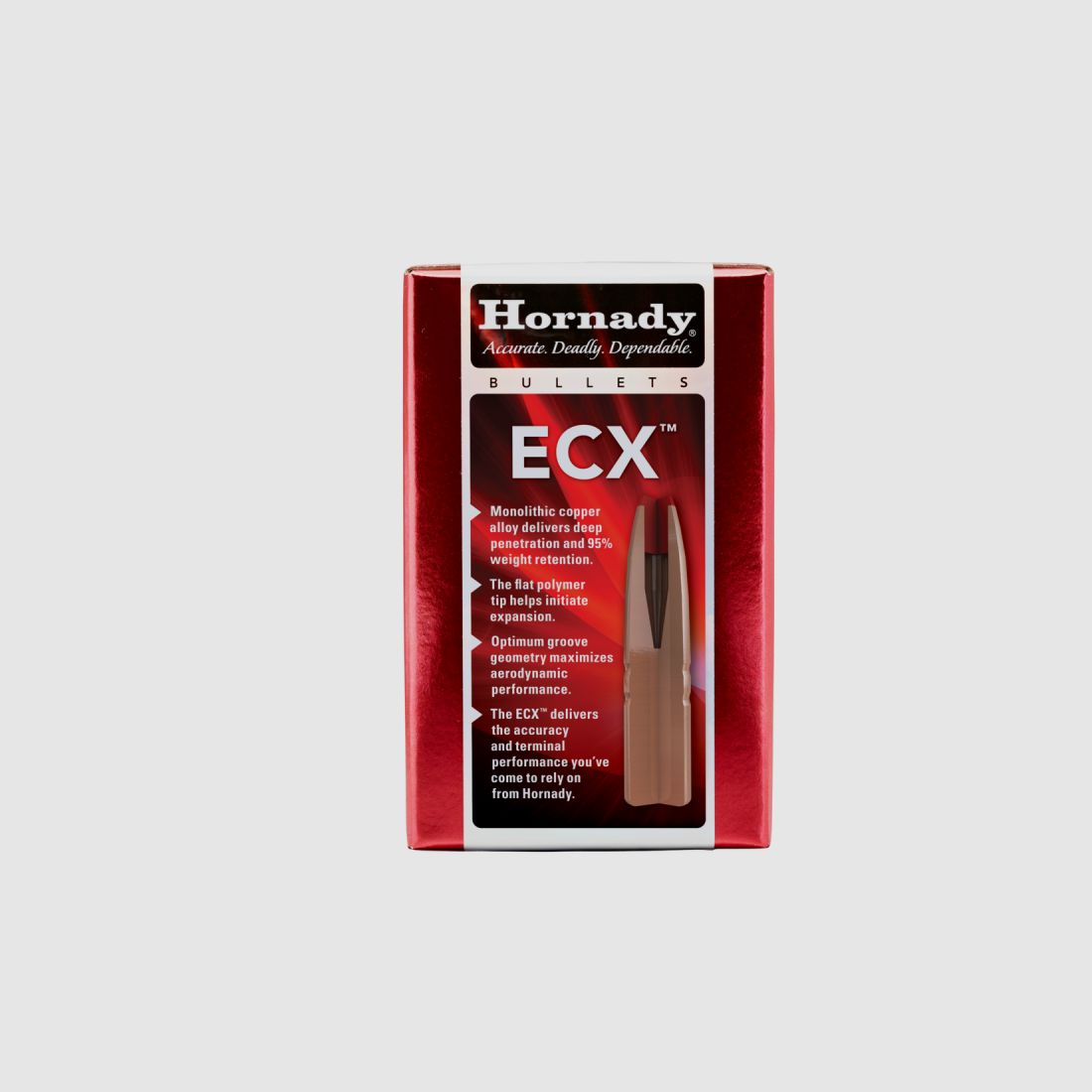 HORNADY BALAS 30/308 165 GRS ECX 50 UDS, imagen 1 de 3