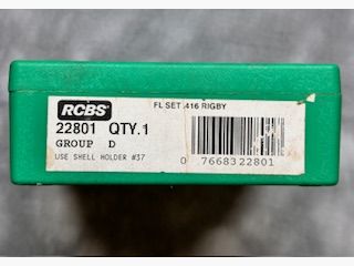 RCBS FL SET .416 Rigby #22801