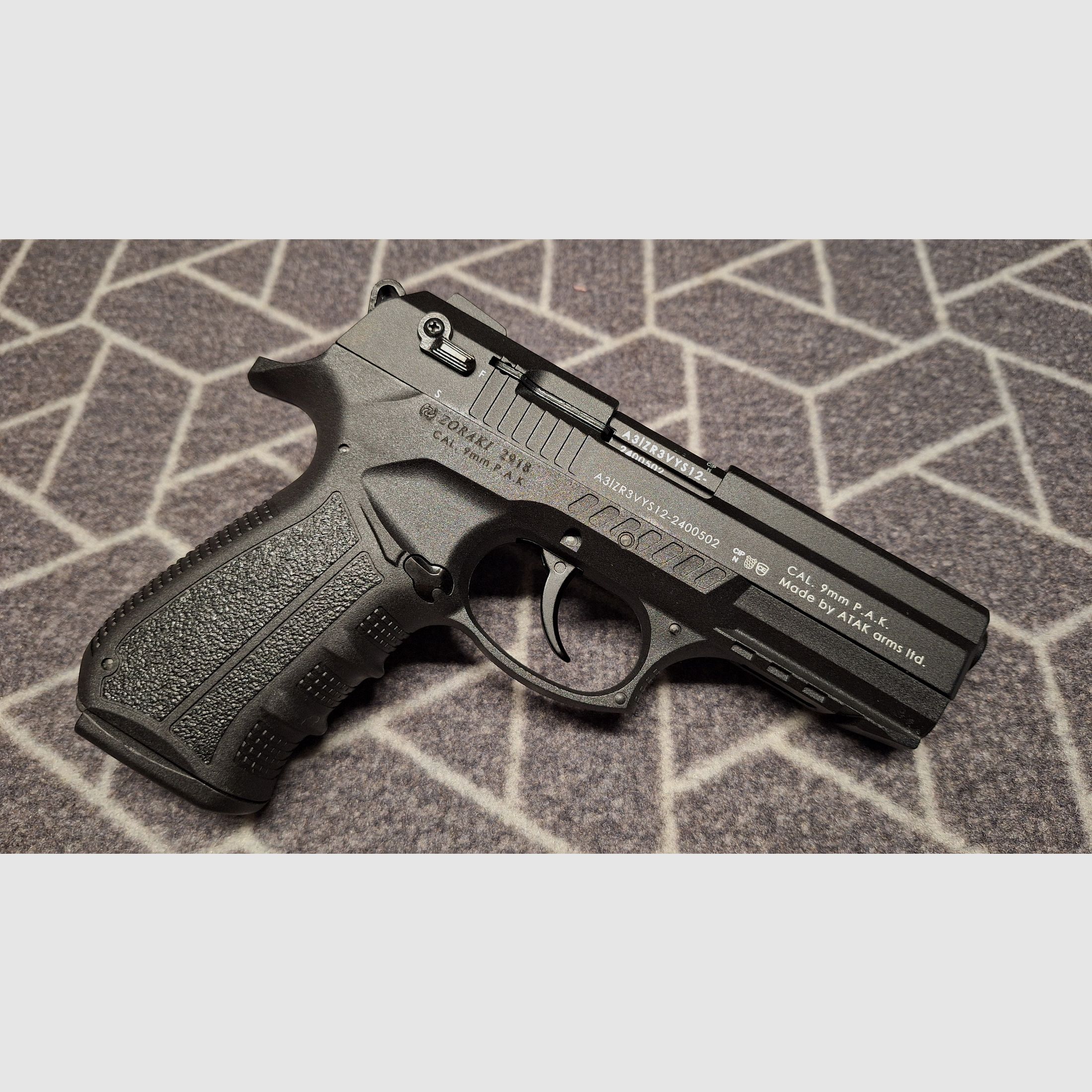 Zoraki 2918 SRS Pistole schwarz PTB1100 NEU!