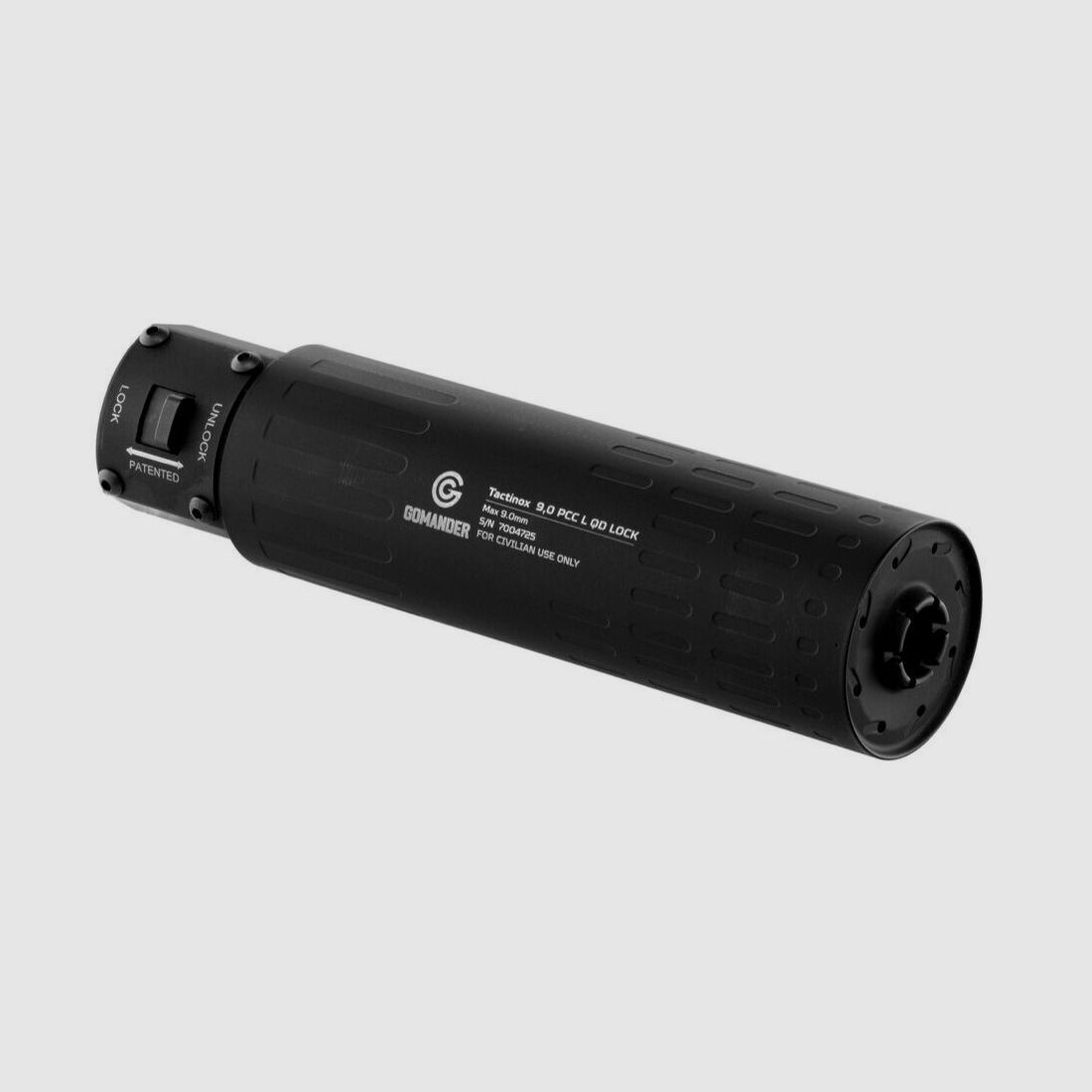 Schalldämpfer Gomander Tactinox 9L PCC QD Lock Grau, Bild 1 von 7