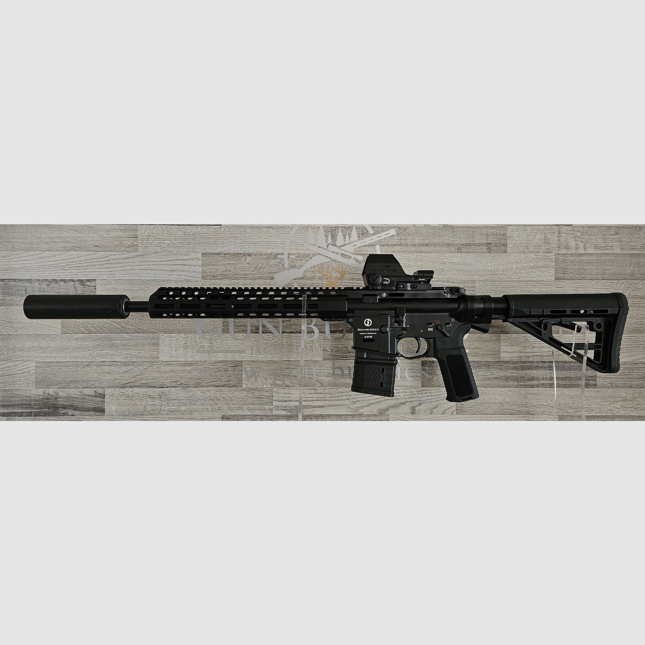 Schmeisser AR-15 M4FL Zwart 14,5" Kal. .223Rem. - Compleet set - verzendkostenvrij ! - Nieuwe goederen van de vakhandel