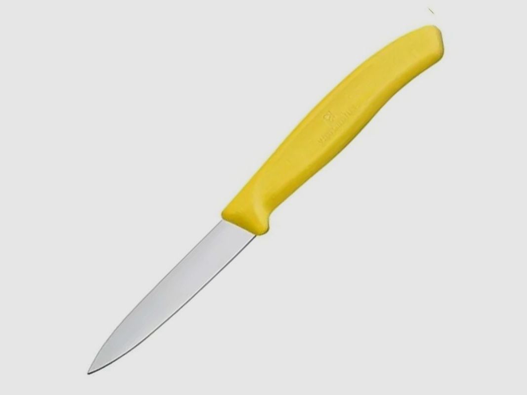 VICTORINOX Messer glatt 8 cm gelb, Bild 1 von 4