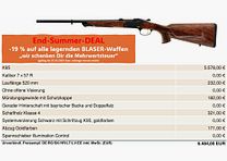 Blaser K95 Kipplaufbüchse 7x57R, M15x1 7x57R