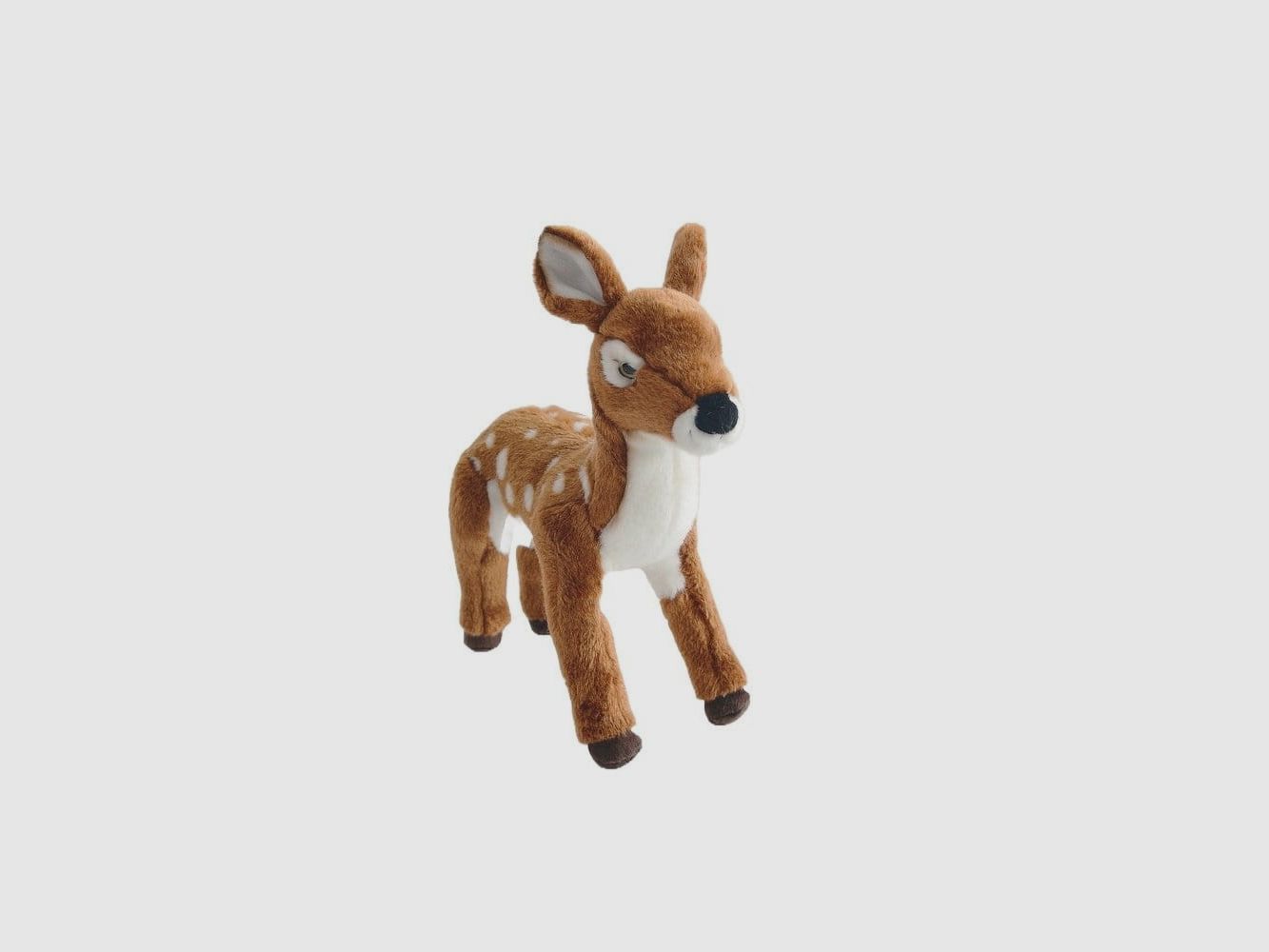 LivingActive Rehkitz Kuscheltier 30 cm – Stehendes Plüschtier Waldtier