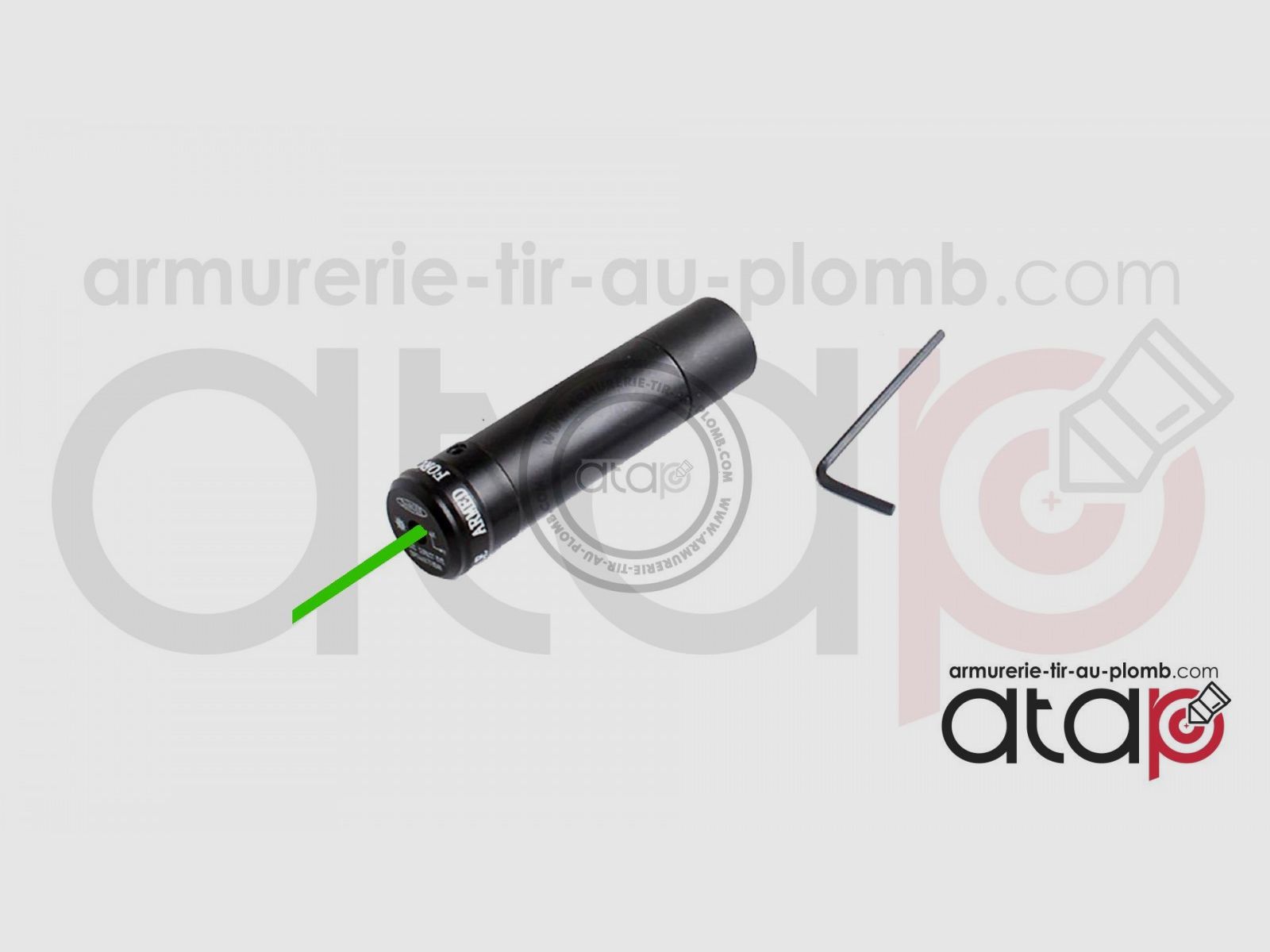 Pack Viseur laser tactique Vert avec switch, image 3 sur 3