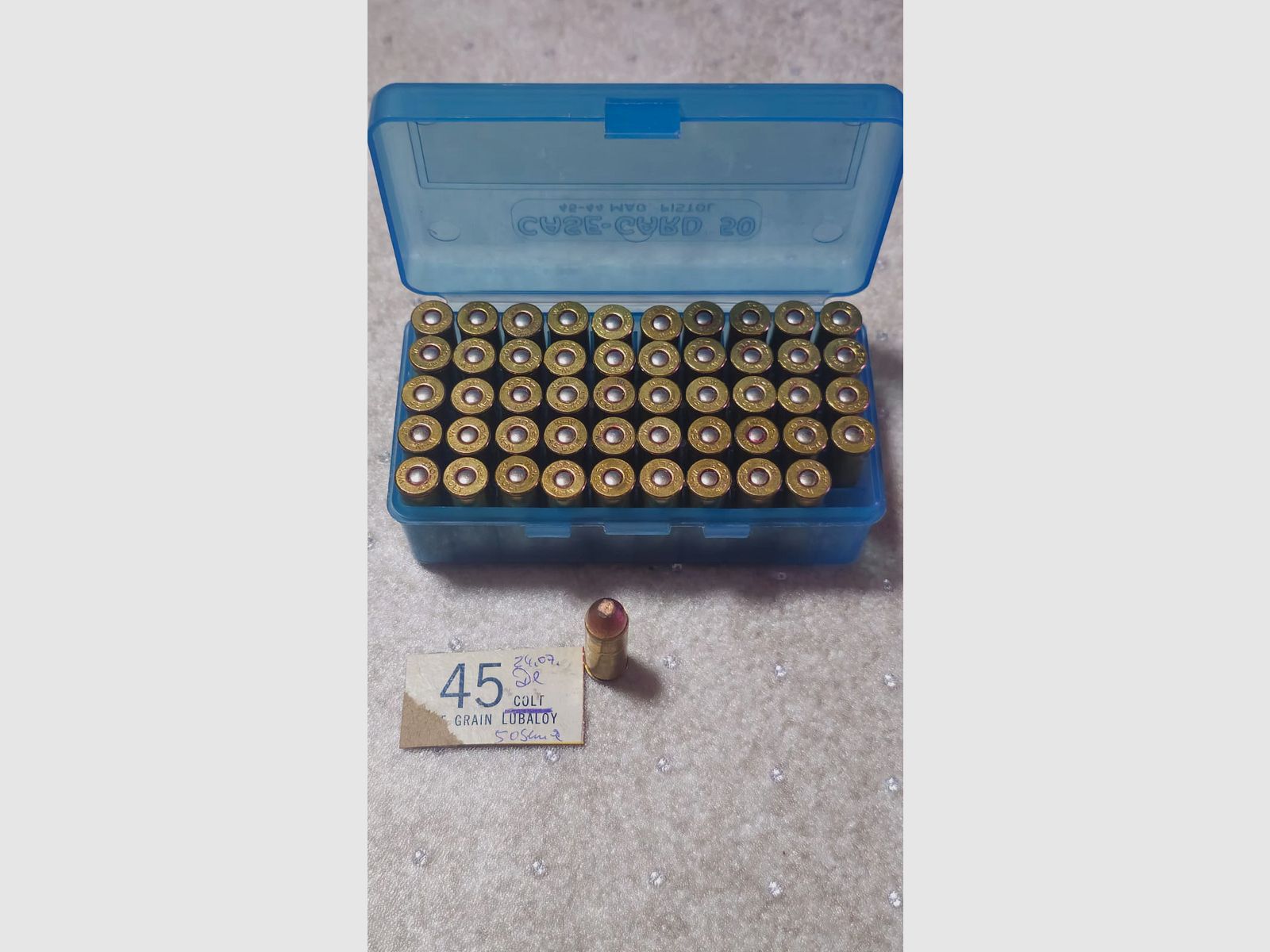 .45 Long Colt Blei-Flachkopf, Holspitz, 145 Stück