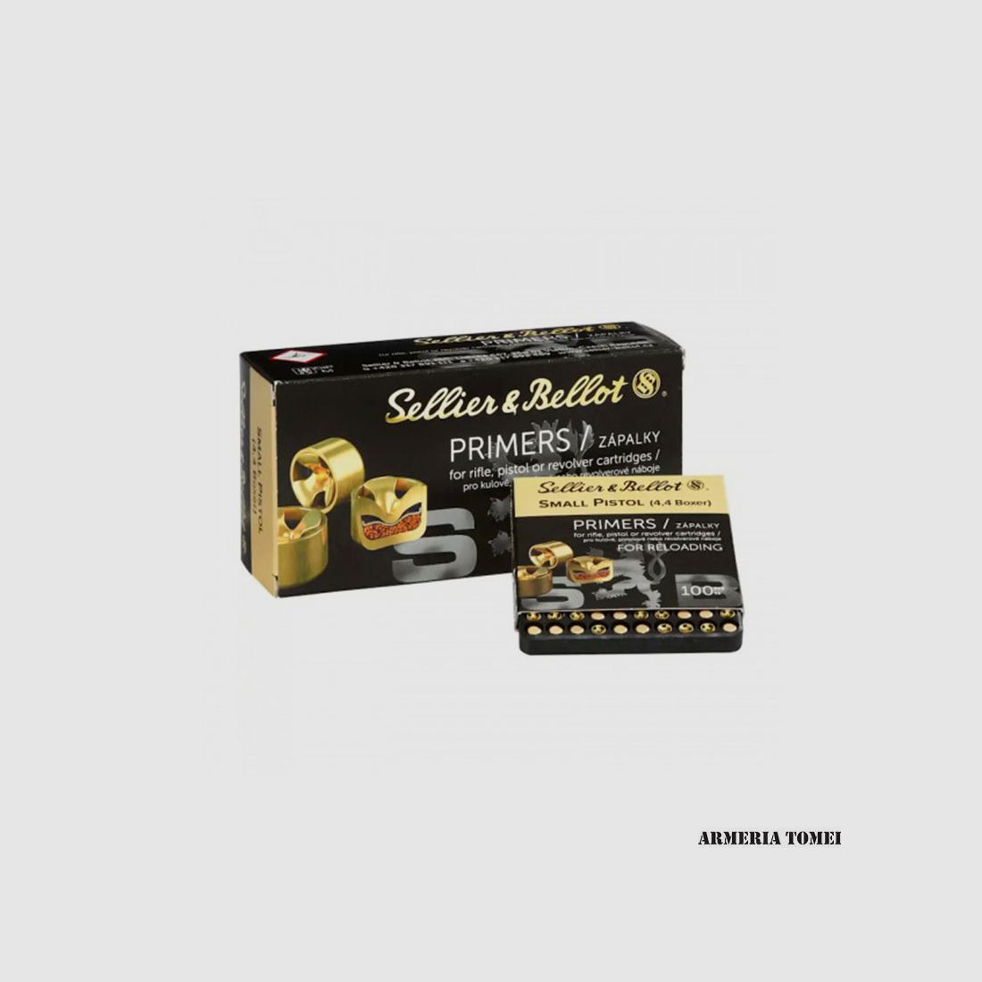 INNESCHI – SELLIER & BELLOT – SMALL PISTOL PRIMERS, immagine 1 di 2