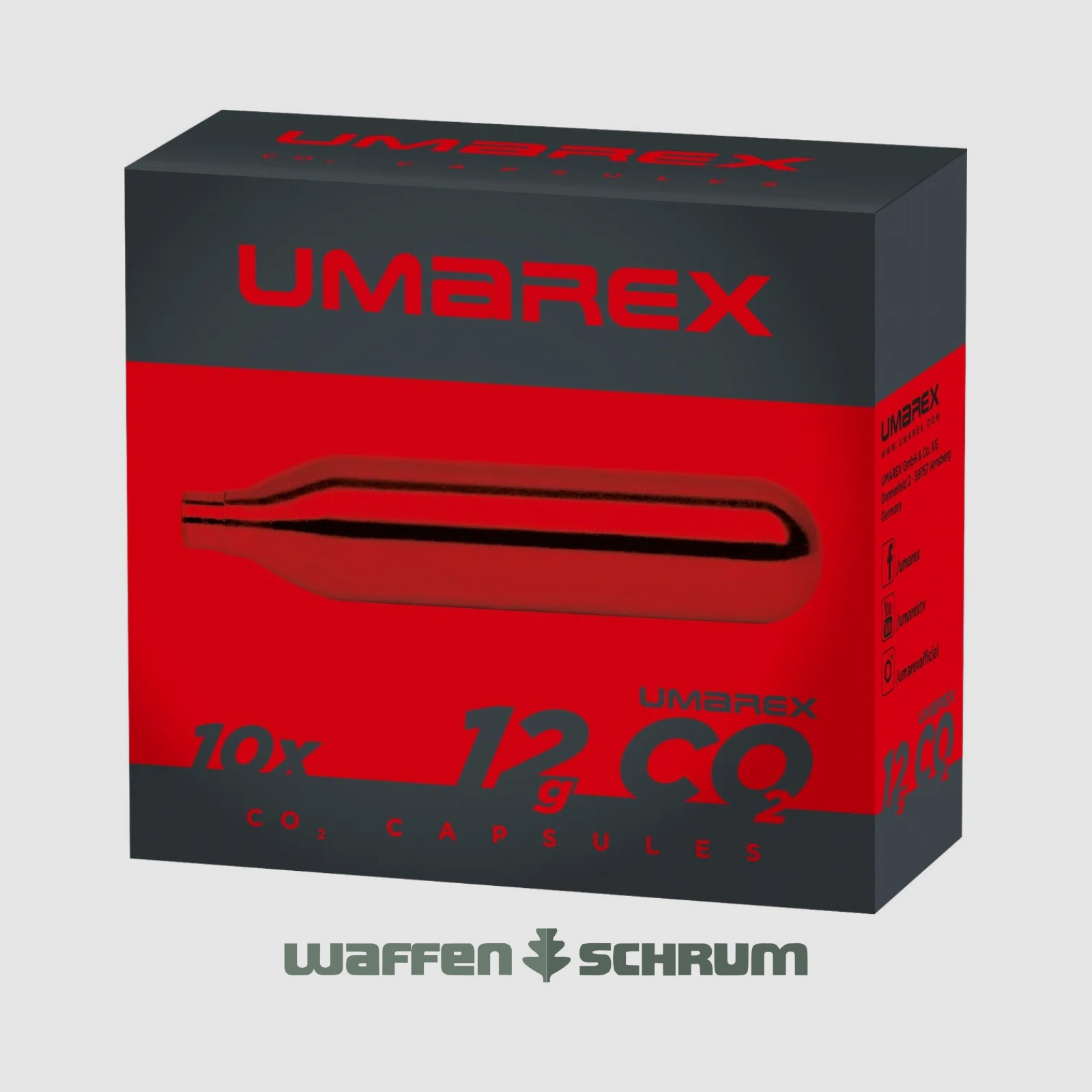 Kapsuła Co2 Umarex 12g 10 szt.