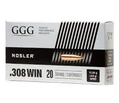 Amunicja .308 WIN GGG HPBT 175GR NOSLER