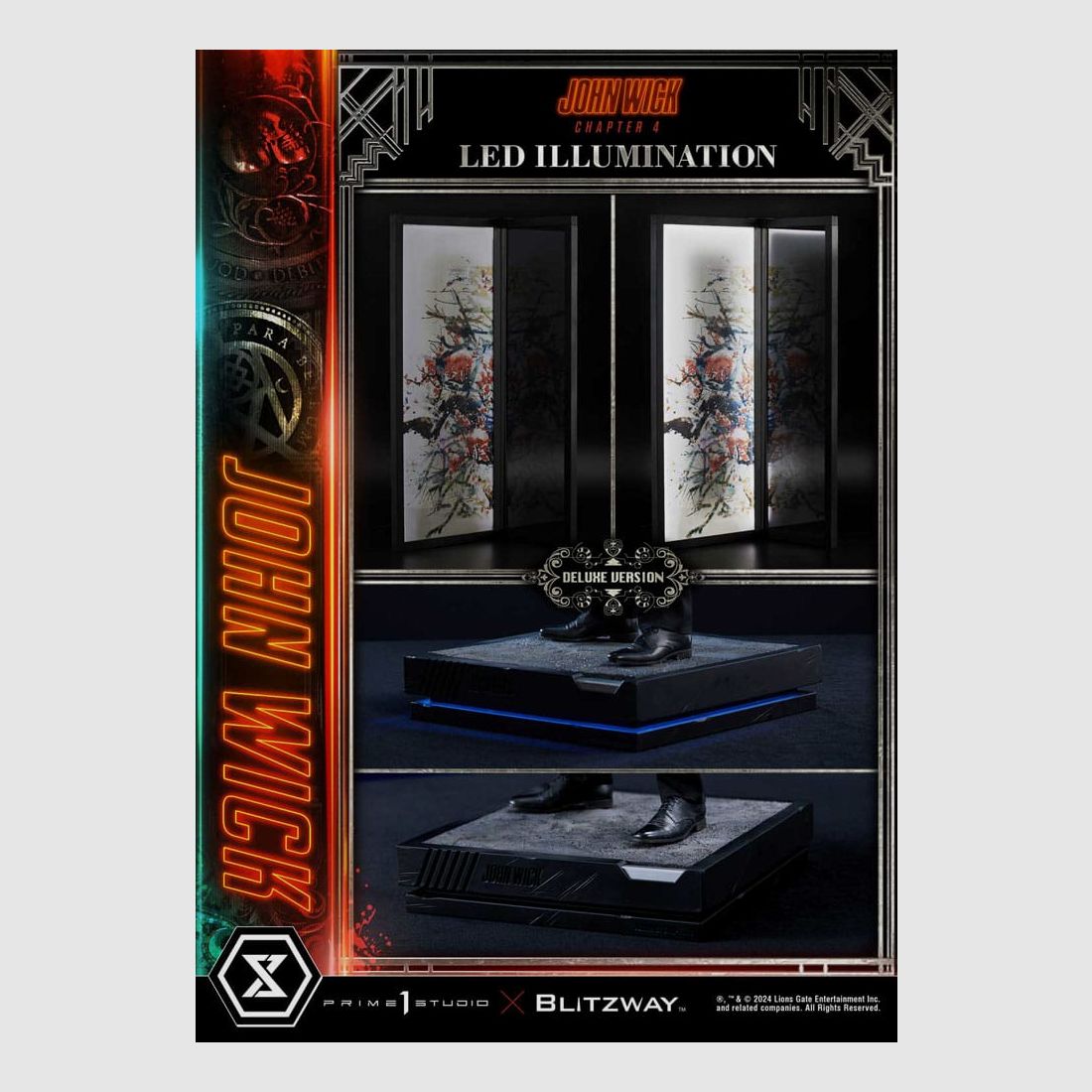 John Wick Chapter 4 Ultimate Premium Masterline Series Statue 1/4 John Wick Deluxe Bonus Version 54 cm | 43383