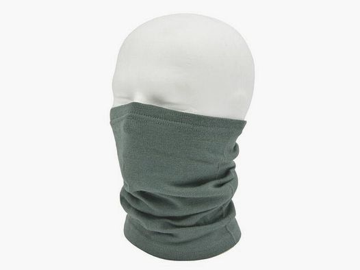 Schlauchschal / "Oma" für Kopf, Gesicht, Hals - Einheitsgröße - Grau-Oliv - neuw. - Schweizer Armee